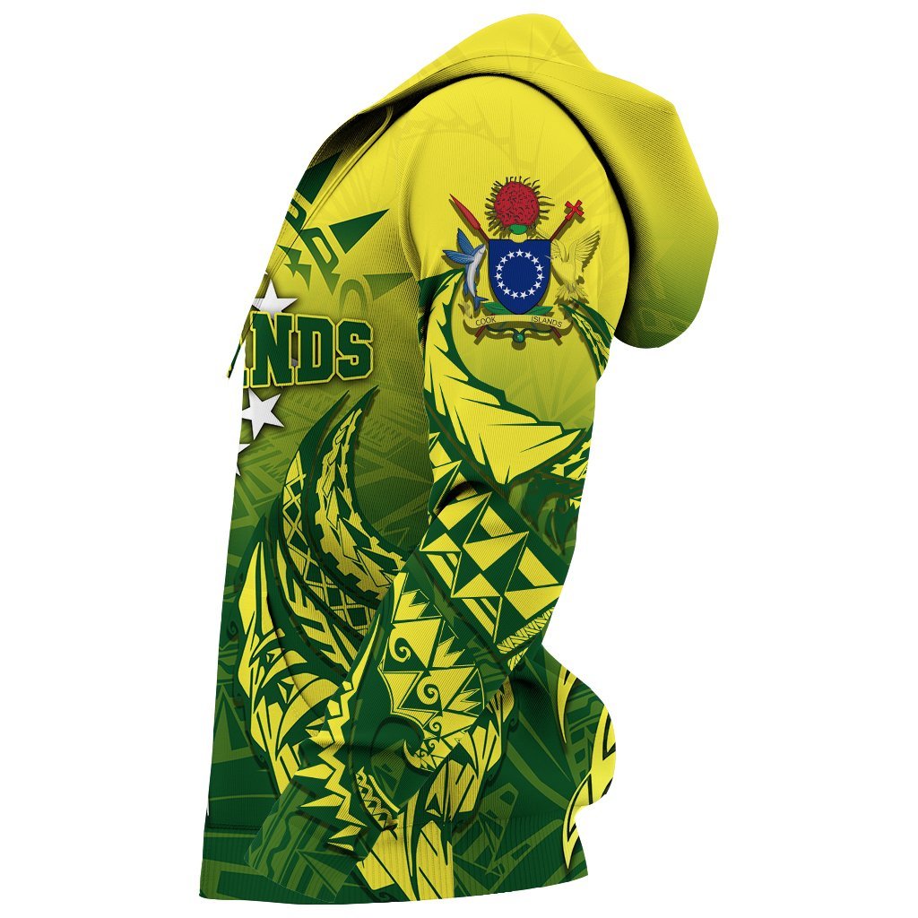 Cook Islands Hoodie, Kuki Arirani Turtle Polynesian Pullover Hoodie - Polynesian Pride