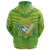 Custom Cook Islands Rugby Zip Hoodie Creative Style - Polynesian Pride