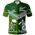 Custom New Zealand Cook Islands Polo Shirt Maori Together Green, Custom Text and Number LT8 - Polynesian Pride