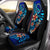 Cook Islands Custom Personalised Car Seat Covers - Vintage Tribal Mountain Universal Fit Vintage - Polynesian Pride