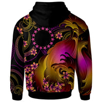 Cook Islands Hoodie Cook Islands in wave - Polynesian Pride
