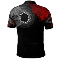Cook Islands Polynesian Custom Polo Shirt Polynesian Chain Style - Polynesian Pride