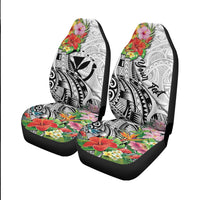 (Custom Personalised) Hawaii Hibiscus Kanaka Polynesia Car Seat Covers - LT2 - Polynesian Pride