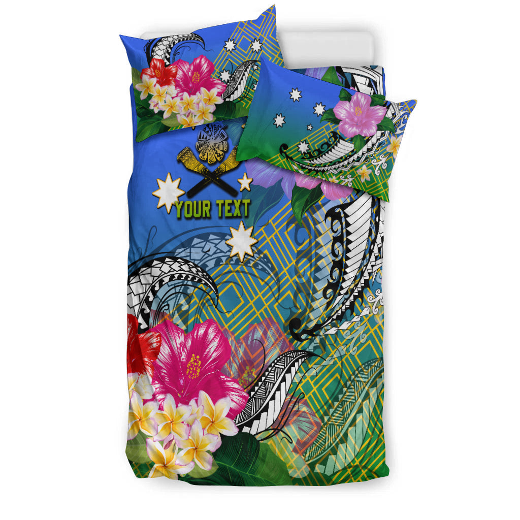 (Custom Personalised) South Sea Islanders Kanakas Hibiscus Polynesia Bedding Set - LT2 - Polynesian Pride