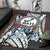 (Custom Personalised) Fiji Rugby Bati Tapa Pattern Area Rug - LT2 - Polynesian Pride