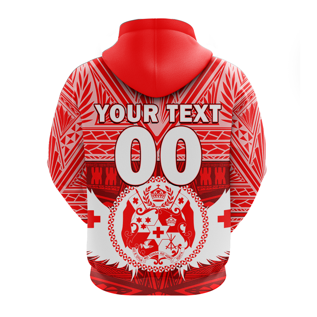 Custom Tonga Rugby Mate Maa Tonga Tapa Pattern Hoodie LT2 - Polynesian Pride