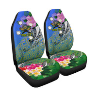 (Custom Personalised) South Sea Islanders Kanakas Hibiscus Polynesia Car Seat Covers - LT2 - Polynesian Pride