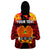 (Custom Personalised) Papua New Guinea PNG Bird Of Paradise Polynesian Pattern Wearable Blanket Hoodie LT14 - Polynesian Pride