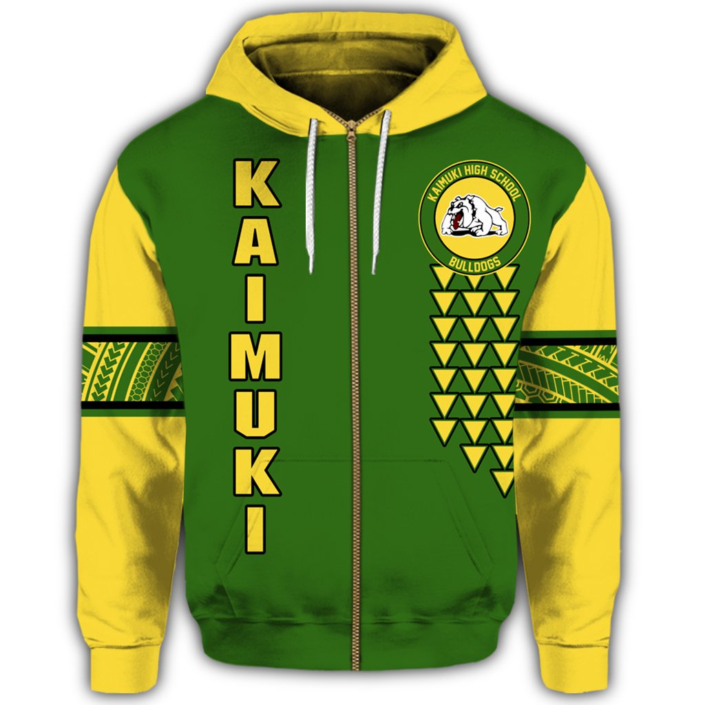 Custom Hawaii Hoodie Kaimuki High Custom Your Class Zip Hoodie - Polynesian Pride