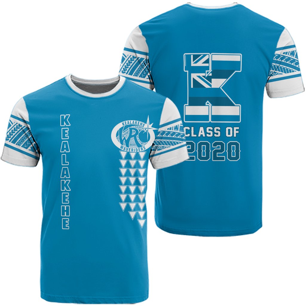 Custom Hawaii Kealakehe High Custom Your Class T Shirt Unisex Blue - Polynesian Pride