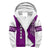 (Personalised) Hawaii - Pearl City High Custom Your Class Sherpa Hoodie AH Purple - Polynesian Pride