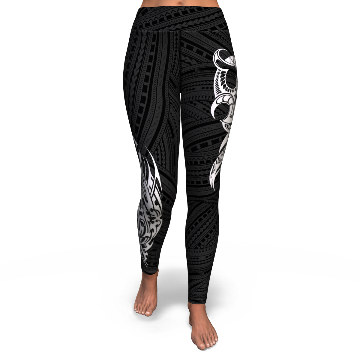 Polynesian Legging - Polynesian Tattoo Design Legging NN0 - Polynesian Pride