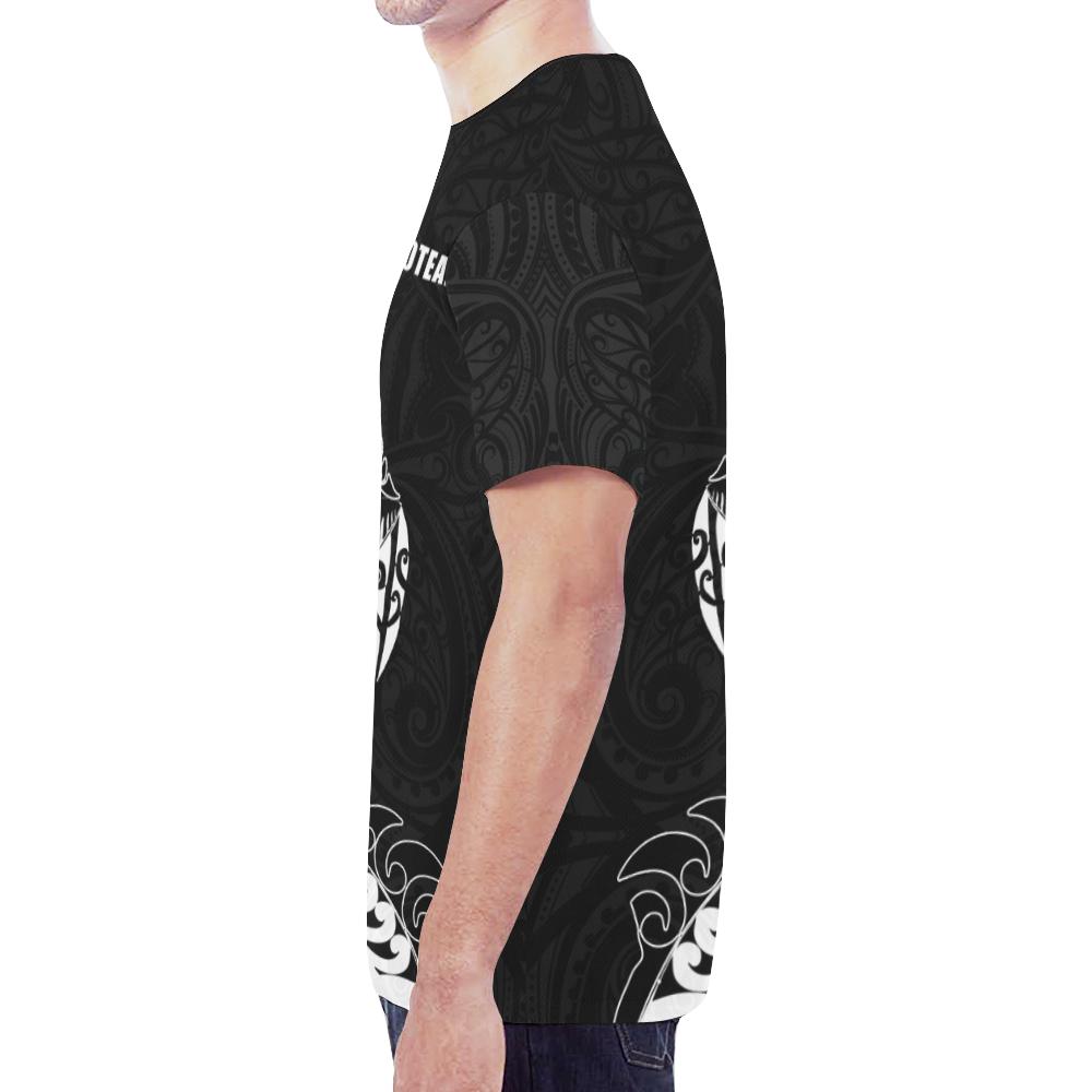 New Zealand Rugby Shirt, Aotearoa Maori Rugby Fern T Shirt - Polynesian Pride