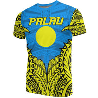 Palau Premium T Shirt Palau Flag Polynesian Tattoo Unisex Blue - Polynesian Pride