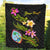 Guam Polynesian Custom Personalised Quilt - Plumeria Tribal - Polynesian Pride