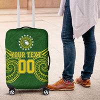 (Custom Personalised) Cook Islands Rugby Luggage Covers - Tribal Pattern - LT12 - Polynesian Pride