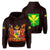 Polynesian Kanaka Maoli Royal Coat of Arms Hawaii Hoodie Red Unisex Red - Polynesian Pride