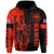 Hawaii King Polynesian Hoodie Lawla Style Red - Polynesian Pride