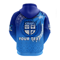 Custom Fiji Tapa Tribal Coconut Tree Hoodie LT12 - Polynesian Pride