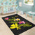 Hawaii Polynesian Custom Personalised Area Rug - Plumeria Tribal - Polynesian Pride