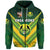 Custom Papua New Guinea Enga Mioks Zip Hoodie Rugby Original Style Green, Custom Text and Number LT8 - Polynesian Pride