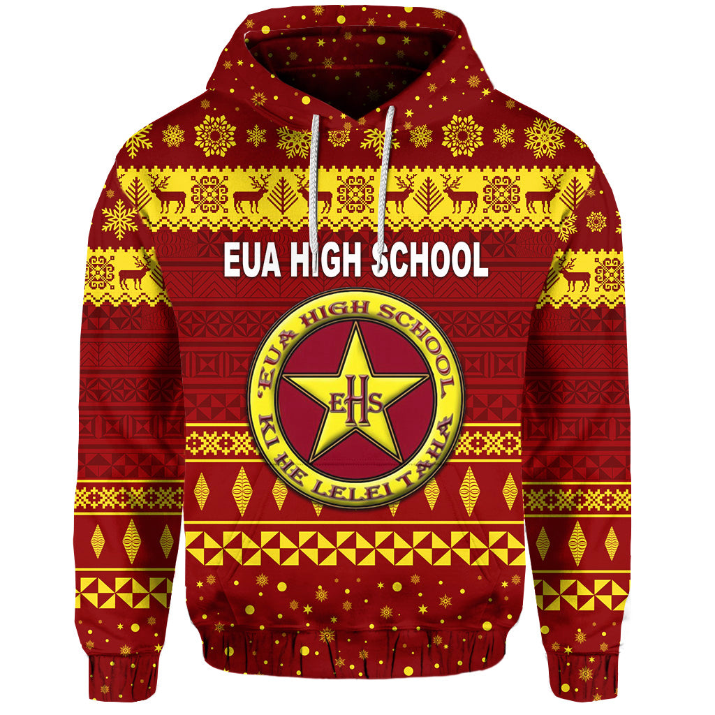 Custom Eua High School Christmas Hoodie Simple Style LT8 - Polynesian Pride