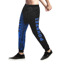 Pohnpei Rising Sweatpants (Black) A16 - Polynesian Pride
