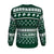 Hawaii Warriors Mele Kalikimaka Sweatshirt - Ugly Hawaii Christmas Green - Polynesian Pride