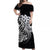 Hammerhead shark Off Shoulder Long Dress Polynesian Black Style LT6 Long Dress Black - Polynesian Pride