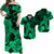 Hawaii Matching Dress and Hawaiian Shirt Polynesia Green Beautiful Hula Girl LT13 Green - Polynesian Pride