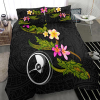 Yap Polynesian Custom Personalised Bedding Set - Plumeria Tribal - Polynesian Pride
