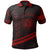 Hawaii Polo Shirt In My Heart Style Red Polynesian Patterns Unisex Black - Polynesian Pride