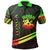 Tonga Polo Shirt In My Heart Style Reggae Polynesian Patterns Unisex Black - Polynesian Pride