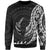 Niue Sweatshirt - Polynesian Pattern Style Unisex Black - Polynesian Pride