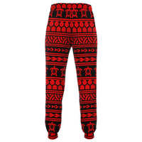 Polynesian Tattoo Tribal Red Joggers - Polynesian Pride