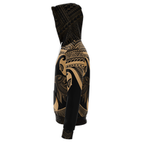 Hawaii Hoodie Polynesian Hammerhead Shark Gold - Polynesian Pride