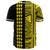 Hawaii Polynesian Kakau Baseball Jersey V.2 - Freestyle - Yellow - Polynesian Pride