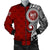 (Personalized) Hawaii Bomber Jacket - Farrington High Tribal Kakau Bomber Jacket AH Red Unisex - Polynesian Pride