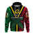 Happy Fathers Day Vanuatu Flag Hoodie Melanesian Warrior LT4 Unisex Black - Polynesian Pride