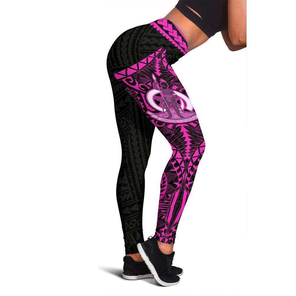 Vanuatu Rising 1st Leggings (Pink) A6 Pink - Polynesian Pride