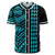 Hawaii Polynesian Kakau Baseball Jersey V.5 - Freestyle - Blue Blue - Polynesian Pride