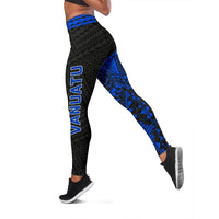 Vanuatu Rising 1st Leggings (Blue) A6 - Polynesian Pride