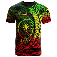 Chuuk State T Shirt Reggae Wings Style Unisex Black - Polynesian Pride
