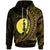 New Caledonia Hoodie Kone Wings Style Unisex Black - Polynesian Pride