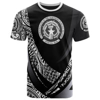 Northern Mariana Islands T Shirt Polynesian Patterns Sport Style Unisex Black - Polynesian Pride
