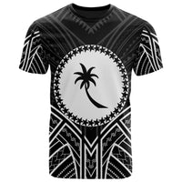 Chuuk State T Shirt Chuuk State Seal Tribal Black Color Patterns Unisex Black - Polynesian Pride