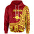 Rotuma Hoodie Itumuta Flag Rotuma Unisex Red - Polynesian Pride