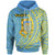 Tuvalu Hoodie Funafuti Wings Style Unisex Blue - Polynesian Pride