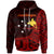 Papua New Guinea Hoodie Finschhafen Polynesian Patterns Unisex Black - Polynesian Pride