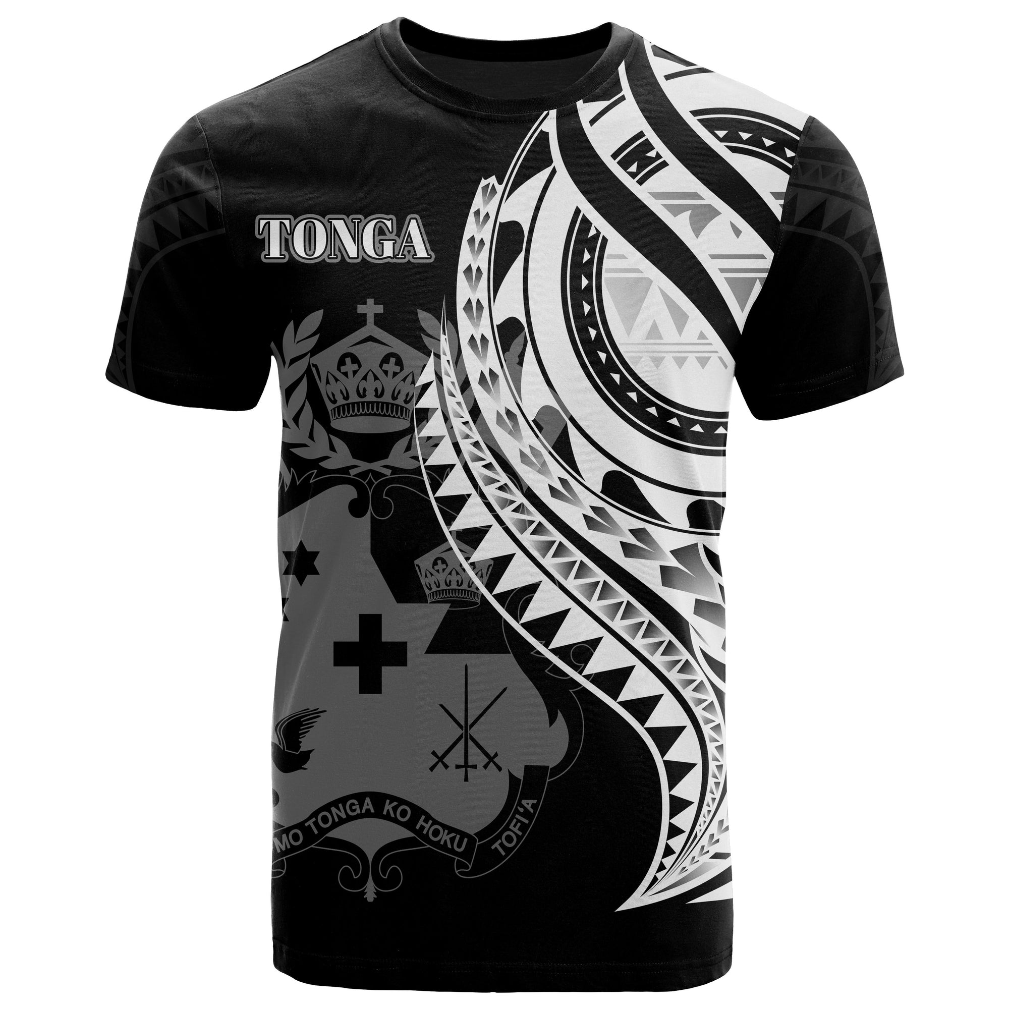 Tonga T Shirt Polynesian Patterns Best Tonga Ever Unisex Black - Polynesian Pride